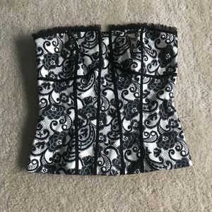 White House Black Market Strapless Top